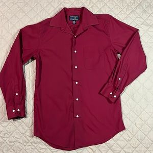Like new!! Deep maroon button down